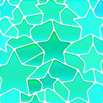 Abstract vector stained-glass mosaic background Stock Illustration
