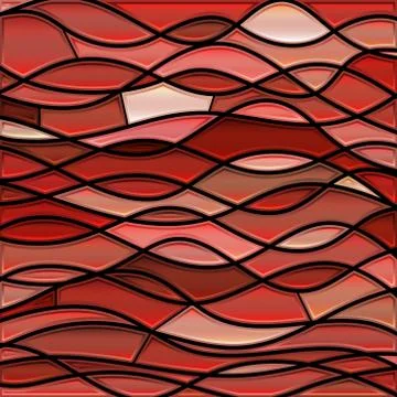 Abstract vector stained-glass mosaic background Stock Illustration
