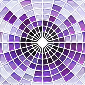 Abstract vector stained-glass mosaic background Stock Illustration