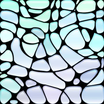 Abstract vector stained-glass mosaic background Stock Illustration