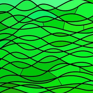 Abstract vector stained-glass mosaic background Stock Illustration