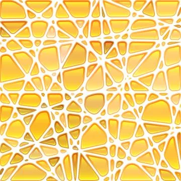 Abstract vector stained-glass mosaic background Stock Illustration