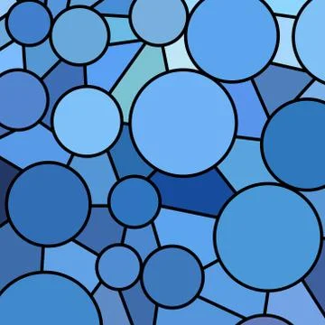 Abstract vector stained-glass mosaic background Stock Illustration