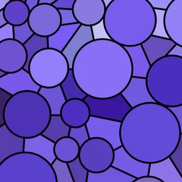 Abstract vector stained-glass mosaic background Stock Illustration