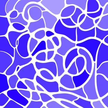 Abstract vector stained-glass mosaic background Stock Illustration