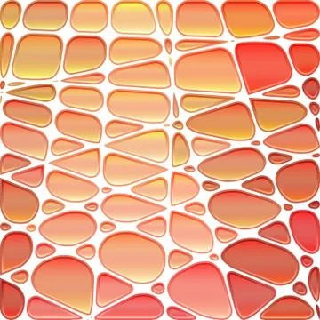 Abstract vector stained-glass mosaic background Stock Illustration