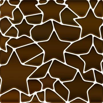 Abstract vector stained-glass mosaic background Stock Illustration