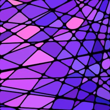 Abstract vector stained-glass mosaic background Stock Illustration