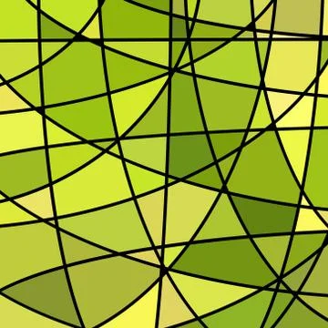 Abstract vector stained-glass mosaic background Stock Illustration