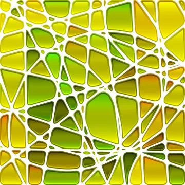 Abstract vector stained-glass mosaic background Stock Illustration