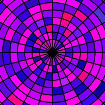 Abstract vector stained-glass mosaic background Stock Illustration