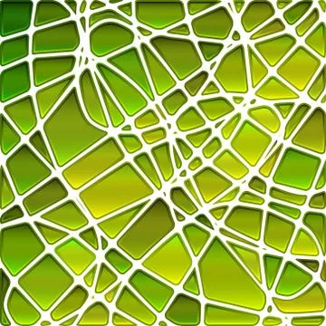 Abstract vector stained-glass mosaic background Stock Illustration