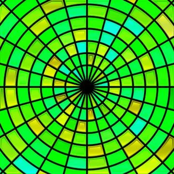 Abstract vector stained-glass mosaic background Stock Illustration