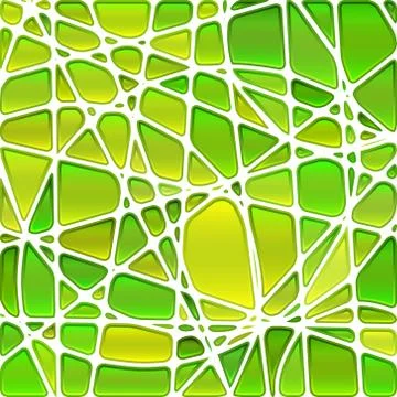 Abstract vector stained-glass mosaic background Stock Illustration