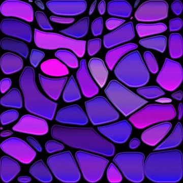 Abstract vector stained-glass mosaic background Stock Illustration
