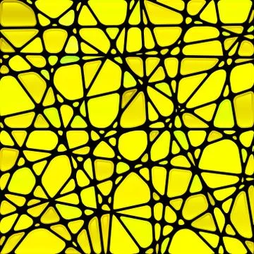 Abstract vector stained-glass mosaic background Stock Illustration