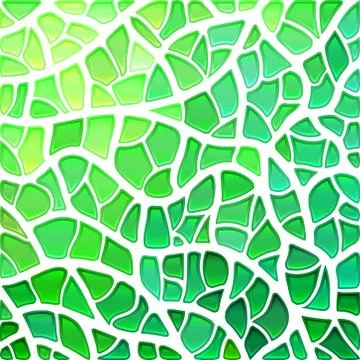 Abstract vector stained-glass mosaic background Stock Illustration