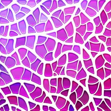 Abstract vector stained-glass mosaic background Stock Illustration