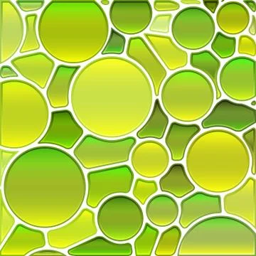Abstract vector stained-glass mosaic background Stock Illustration