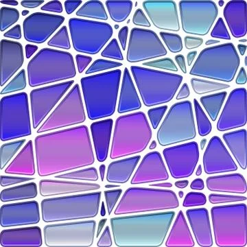 Abstract vector stained-glass mosaic background Stock Illustration