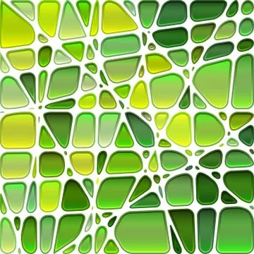 Abstract vector stained-glass mosaic background Stock Illustration