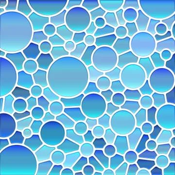 Abstract vector stained-glass mosaic background Stock Illustration