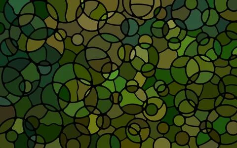 Abstract vector stained-glass mosaic background Stock Illustration