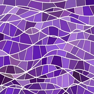 Abstract vector stained-glass mosaic background Stock Illustration