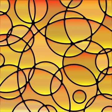 Abstract vector stained-glass mosaic background Stock Illustration