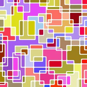 Abstract vector stained-glass mosaic background Stock Illustration
