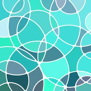 Abstract vector stained-glass mosaic background Stock Illustration
