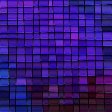 Abstract vector stained-glass mosaic background - purple and violet Stock Illustration