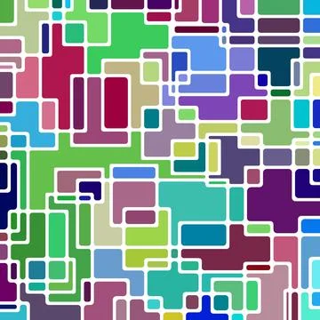 Abstract vector stained-glass mosaic background イラスト素材
