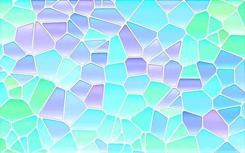 Abstract vector stained-glass mosaic background Ilustración de archivo