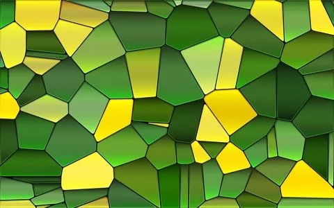 Abstract vector stained-glass mosaic background Stock Illustration