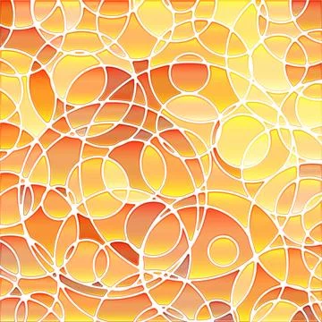 Abstract vector stained-glass mosaic background Ilustración de archivo