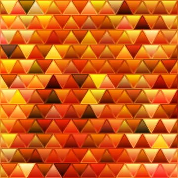 Abstract vector stained-glass triangle mosaic background Stock-Illustration
