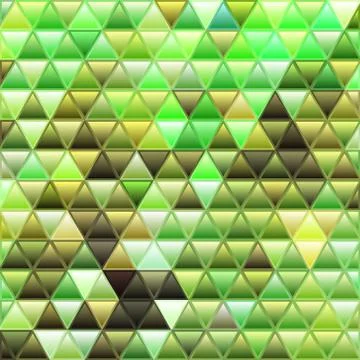 Abstract vector stained-glass triangle mosaic background Stock Illustration