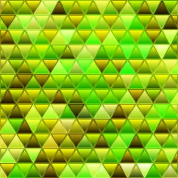 Abstract vector stained-glass triangle mosaic background Stock Illustration