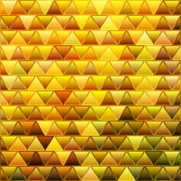 Abstract vector stained-glass triangle mosaic background Stock Illustration