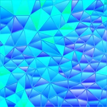 Abstract vector stained-glass triangle mosaic background Stock Illustration
