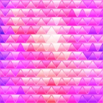 Abstract vector stained-glass triangle mosaic background Stock Illustration
