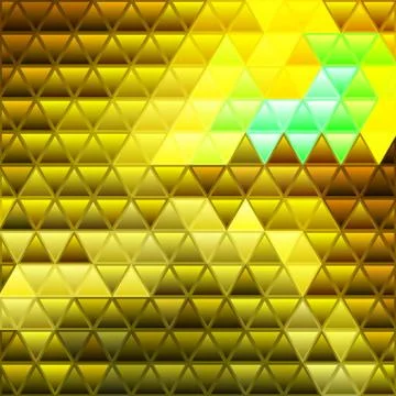 Abstract vector stained-glass triangle mosaic background Stock Illustration