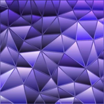 Abstract vector stained-glass triangle mosaic background Stock Illustration