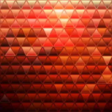 Abstract vector stained-glass triangle mosaic background Stock Illustration