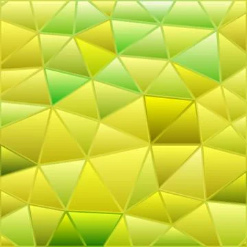 Abstract vector stained-glass triangle mosaic background Stock Illustration