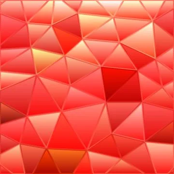 Abstract vector stained-glass triangle mosaic background Stock Illustration