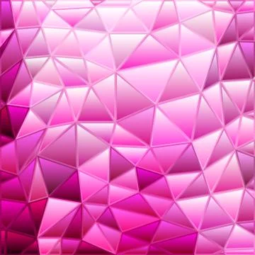 Abstract vector stained-glass triangle mosaic background Stock-Illustration