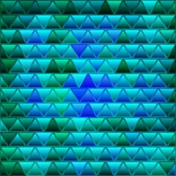 Abstract vector stained-glass triangle mosaic background Stock Illustration