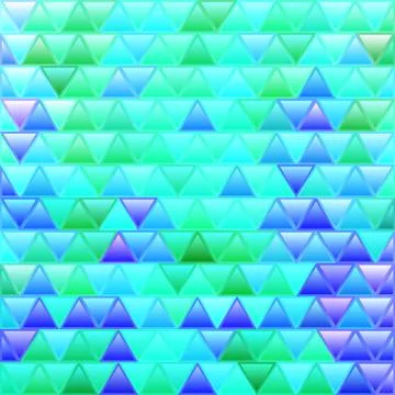 Abstract vector stained-glass triangle mosaic background Stock Illustration
